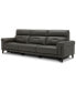 Фото #1 товара CLOSEOUT! Jazlo 3-Pc. Leather Sectional with 2 Power Recliners, Created for Macy's