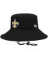 Фото #1 товара Men's Black New Orleans Saints Main Bucket Hat