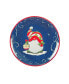 Фото #3 товара Holiday Magic Gnomes 4 Piece Dessert Plate Set