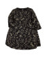 ფოტო #3 პროდუქტის Baby Girls Cotton Dresses, Gold Botanical