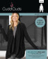 ფოტო #4 პროდუქტის Plus Size Fleecewear Stretch Hooded Wrap