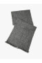 Фото #3 товара Шарф Koton Длинный с деталями кисточек и текстурами из акриловой смеси.