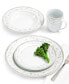 Platinum Vine 32-Piece Dinnerware Set, Service For 8