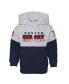 ფოტო #3 პროდუქტის Infant Boys and Girls Navy, Heather Gray Boston Red Sox Playmaker Pullover Hoodie and Pants Set