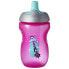 Детская бутылка Tommee Tippee Explora Straw Cup Girl Розовый, 12 Months+ - фото #1