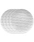 Фото #1 товара Hammock Stripes Coupe Dinner Plates, Set of 4