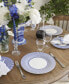 Фото #7 товара Blue Italian Steccato Dinner Plates, Set of 4