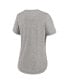 ფოტო #3 პროდუქტის Women's Heather Gray Miami Dolphins Fashion Tri-Blend T-Shirt