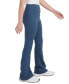 ფოტო #3 პროდუქტის Big Girls Detached-Waistband Mélange Flare-Leg Pants