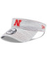 Men's Gray Nebraska Huskers Logo Adjustable Visor