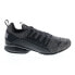 Фото #1 товара Puma Axelion Multi 19494701 Mens Black Canvas Athletic Running Shoes 9