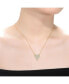 Фото #3 товара 14k Gold Plated with Pave Cubic Zirconia Heart Layering Necklace