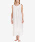 ფოტო #1 პროდუქტის Lace-Trimmed Cotton Ballet-Length Nightgown