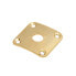 Göldo JLP0G 4-Hole Curved Jack Plate for Les Paul (Gold)