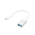 Фото #1 товара j5create JUCX05 USB-C® 3.1 to USB™ Type-A Adapter - White and Silver - 0.1 m - USB C - USB A - USB 3.2 Gen 2 (3.1 Gen 2) - 5000 Mbit/s - Silver - White
