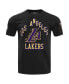 Фото #3 товара Men's Black Los Angeles Lakers T-shirt