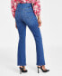 Фото #3 товара Women's High Rise Asymmetrical-Waist Bootcut Jeans, Created for Macy's
