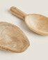 Wood scoop pack (pack of 2)