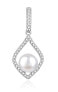 Фото #1 товара Elegant silver pendant with freshwater pearl AGH427PL