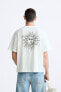 Embroidered sun t-shirt