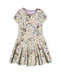 Girls Fair Trade Organic Cotton Short Sleeve Drop Waist Dress