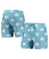 ფოტო #1 პროდუქტის Men's Carolina Blue North Carolina Tar Heels Flagship Allover Print Jam Shorts