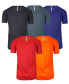 Фото #61 товара Men's Short Sleeve Moisture-Wicking Quick Dry Performance Crew Neck Tee -5 Pack