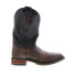 Фото #1 товара Double H Cliff Carry Pocket Roper 12" Mens Brown Cowboy Western Boots