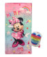 Фото #3 товара Jay Franco Minnie Mouse Boutique Minnie Rainbow Slumber Bag, Sack, 54" x 27"