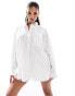 ASOS Weekend Collective oversized shirt in white