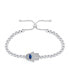 ფოტო #1 პროდუქტის Turkish Amulet Talisman Evil Eye Hamsa Hand Charm Bracelet Slide Bolo Bracelet For Women Adjustable Sliding Ball Clasp Bracelet