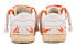 Фото #4 товара 【定制球鞋】 Nike Dunk Low Retro"Coconut Milk" 银色地狱火焰 火焰 麻绳 喷绘 VIBE风 缝纫 解构 绑带 低帮 板鞋 男款 白红 / Кроссовки Nike Dunk Low DJ6188-100