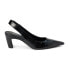 Фото #1 товара Matisse Leona Pointed Toe Sling Back Pumps Womens Black Dress Casual LEONA-015