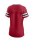 ფოტო #2 პროდუქტის Women's Red Tampa Bay Buccaneers Original State Lace-Up T-shirt