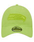 ფოტო #2 პროდუქტის Men's Neon Green Seattle Seahawks Core Classic 2.0 Brights 9TWENTY Adjustable Hat