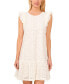 ფოტო #1 პროდუქტის Women's Floral Lace Ruffle Sleeve Mini Dress