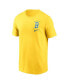 Men's Gold Boston Red Sox City Connect 2-Hit T-shirt