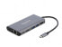 Delock 87683 - Wired - USB 3.2 Gen 1 (3.1 Gen 1) Type-C - 10,100,1000 Mbit/s - Grey - SD - SDHC - SDXC - 4K Ultra HD