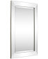 Фото #2 товара Зеркало с деревянной рамой и зернистыми зеркальными панелями - 24" x 36" Empire Art Direct