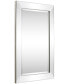 Solid Wood Frame Covered with Beveled Clear Mirror Panels - 24" x 36"