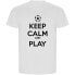 KRUSKIS Keep Calm And Play Football ECO short sleeve T-shirt