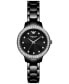 ფოტო #1 პროდუქტის Women's Black Ceramic Bracelet Watch 32mm
