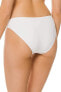 Michael Michael Kors 283871 Iconic Solids Classic Bikini Bottoms White , Size MD