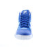 Фото #25 товара Fila MB Night Walk 1BM01747-421 Mens Blue Leather Athletic Basketball Shoes