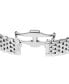 ფოტო #4 პროდუქტის Women's Swiss Florence Classic Diamond (1/20 ct. t.w.) Stainless Steel Bracelet Watch 30mm