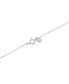 ფოტო #5 პროდუქტის Cubic Zirconia Station Statement Necklace in Sterling Silver, 16" + 2" extender, Created for Macy's
