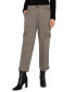 ფოტო #3 პროდუქტის Liverpool Women's Plaid Mid Rise Cropped Cargo Pants