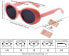 Фото #11 товара Bozevon Retro Oval Sunglasses UV400 Protective Glasses for Men and Women