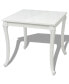 Фото #1 товара Dining Table 31.5"x31.5"x29.9" High Gloss White