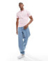 Фото #3 товара Polo Ralph Lauren icon logo pique polo slim fit in pink